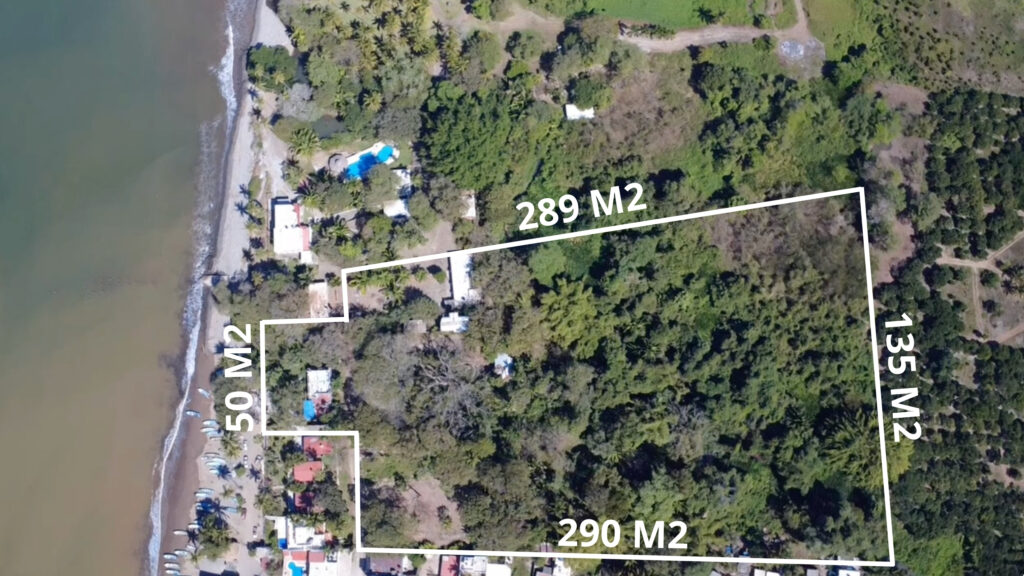 50 meters beachfront land for development for sale in Nayarit - 28,000 sqm lot for sale